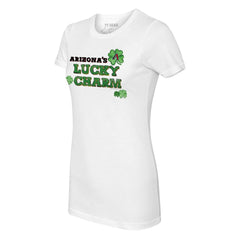 Arizona Diamondbacks Tiny Turnip Women's Lucky Charm T-Shirt - White - MLB Sale
