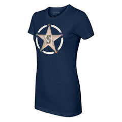 Seattle Mariners Tiny Turnip Women's Military Star T-Shirt - Navy - MLB Discount
