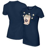 Houston Astros Tiny Turnip Women's Popcorn T-Shirt - Navy - MLB on Sale