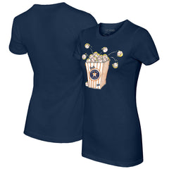 Houston Astros Tiny Turnip Women's Popcorn T-Shirt - Navy - MLB on Sale