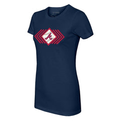 Atlanta Braves Tiny Turnip Women's Prism Arrows T-Shirt - Navy - MLB Lifestyle