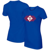Texas Rangers Tiny Turnip Women's Prism Arrows T-Shirt - Royal - MLB Lifestyle