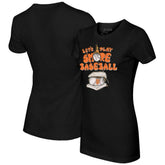 San Francisco Giants Tiny Turnip Women's Smores T-Shirt - Black - MLB Lifestyle