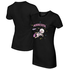 Minnesota Twins Tiny Turnip Women's Space Unicorn T-Shirt - Black - MLB Online