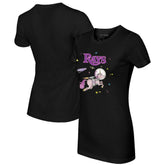 Tampa Bay Rays Tiny Turnip Women's Space Unicorn T-Shirt - Black - MLB on Sale