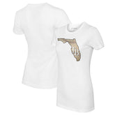 Tampa Bay Rays Tiny Turnip Women's State Outline T-Shirt - White - MLB Online