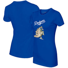 Los Angeles Dodgers Tiny Turnip Women's Stega T-Shirt - Royal - MLB Lifestyle
