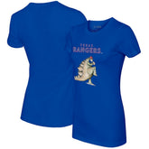 Texas Rangers Tiny Turnip Women's Stega T-Shirt - Royal - MLB Lifestyle