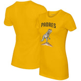 San Diego Padres Tiny Turnip Women's TT Rex T-Shirt - Gold - MLB Lifestyle