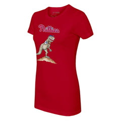 Philadelphia Phillies Tiny Turnip Women's TT Rex T-Shirt - Red - MLB on Sale