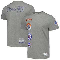 Detroit Tigers Mitchell & Ness Cooperstown Collection City Collection T-Shirt - Heather Gray - Mitchell & Ness Discount