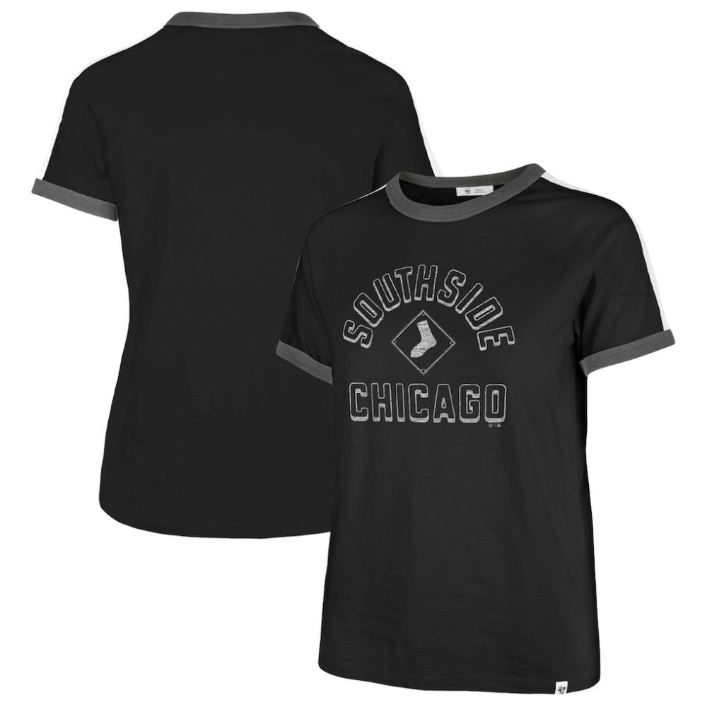 Chicago White Sox '47 Women's City Connect Sweet Heat Peyton T-Shirt - Black - 47 brand Online