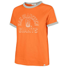 San Francisco Giants '47 Women's City Connect Sweet Heat Peyton T-Shirt - Orange - 47 brand Lifestyle