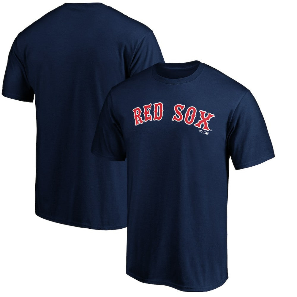 Boston Red Sox Official Wordmark Team T-Shirt - Navy - MLB Lifestyle