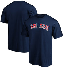 Boston Red Sox Official Wordmark Team T-Shirt - Navy - MLB Lifestyle