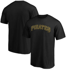 Pittsburgh Pirates Official Wordmark Team T-Shirt - Black - MLB Online