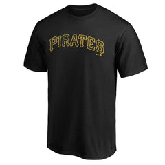 Pittsburgh Pirates Official Wordmark Team T-Shirt - Black - MLB Online