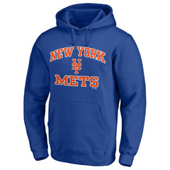 New York Mets Heart & Soul Pullover Hoodie - Royal - MLB Lifestyle