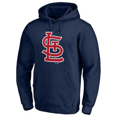 St. Louis Cardinals Official Team Logo Pullover Hoodie - Navy - MLB Sale