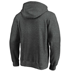 Los Angeles Dodgers Team Lock Up Wordmark Pullover Hoodie - Charcoal - MLB Discount