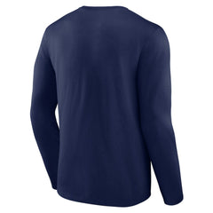 Cleveland Guardians Team Lock Up Long Sleeve T-Shirt - Navy - MLB Online