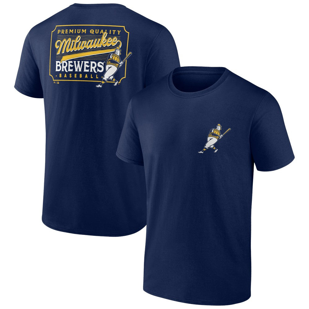 Milwaukee Brewers Bring It Team T-Shirt - Navy - MLB Sale
