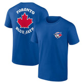 Toronto Blue Jays Bring It Maple Leaf T-Shirt - Royal - MLB Discount