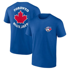 Toronto Blue Jays Bring It Maple Leaf T-Shirt - Royal - MLB Discount
