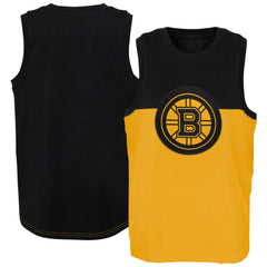 Boston Bruins Youth Revitalize Tank Top - Gold/Black - NHL 5310092