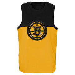 Boston Bruins Youth Revitalize Tank Top - Gold/Black - NHL 5310092