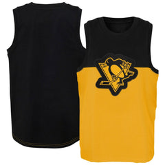 Pittsburgh Penguins Youth Revitalize Tank Top - Gold/Black - NHL 5310095