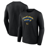 Golden State Warriors Japanese Heritage Long Sleeve T-Shirt for sale Black | Fanatics for sale