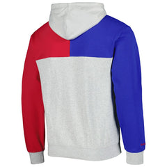Philadelphia 76ers Tie-Breaker Pullover Hoodie for sale Heather Gray | Mitchell & Ness discount