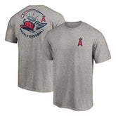 Los Angeles Angels Cappy T-Shirt - Heather Gray - MLB Discount