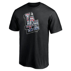 Los Angeles Dodgers Hometown Collection Tag T-Shirt - Black - MLB Online