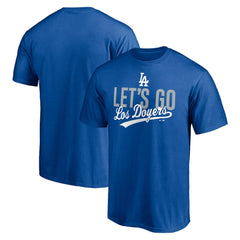 Los Angeles Dodgers Let's Go Los Doyers T-Shirt - Royal - MLB Discount