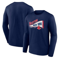Boston Red Sox The Pennant Long Sleeve T-Shirt - Navy - MLB Sale