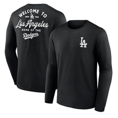 Los Angeles Dodgers Long Ball Long Sleeve T-Shirt - Black - MLB Sale