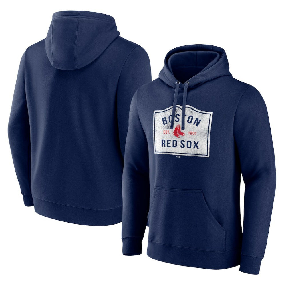 Boston Red Sox Welcome Sign Pullover Hoodie - Navy - MLB on Sale