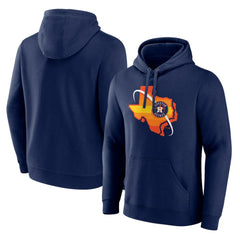 Houston Astros Paint the Black Pullover Hoodie - Navy - MLB Sale