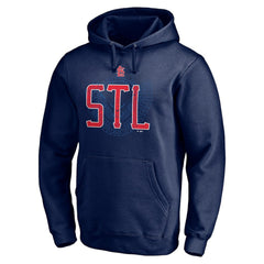 St. Louis Cardinals Paint the Black Pullover Hoodie - Navy - MLB Online