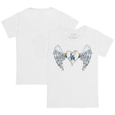 Los Angeles Dodgers Tiny Turnip Youth Angel Wings T-Shirt - White - MLB Lifestyle