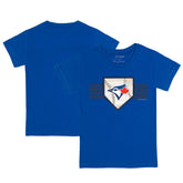 Toronto Blue Jays Tiny Turnip Youth Base Stripe T-Shirt - Royal - MLB Discount