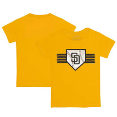 San Diego Padres Tiny Turnip Youth Base Stripe T-Shirt - Gold - MLB Lifestyle