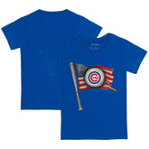 Chicago Cubs Tiny Turnip Youth Baseball Flag T-Shirt - Royal - MLB Sale