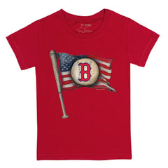 Boston Red Sox Tiny Turnip Youth Baseball Flag T-Shirt - Red - MLB Discount