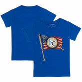 Kansas City Royals Tiny Turnip Youth Baseball Flag T-Shirt - Royal - MLB Lifestyle