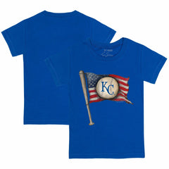Kansas City Royals Tiny Turnip Youth Baseball Flag T-Shirt - Royal - MLB Lifestyle