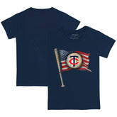 Minnesota Twins Tiny Turnip Youth Baseball Flag T-Shirt - Navy - MLB Online