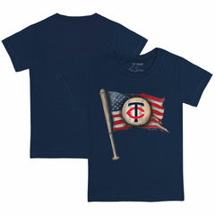 Minnesota Twins Tiny Turnip Youth Baseball Flag T-Shirt - Navy - MLB Online